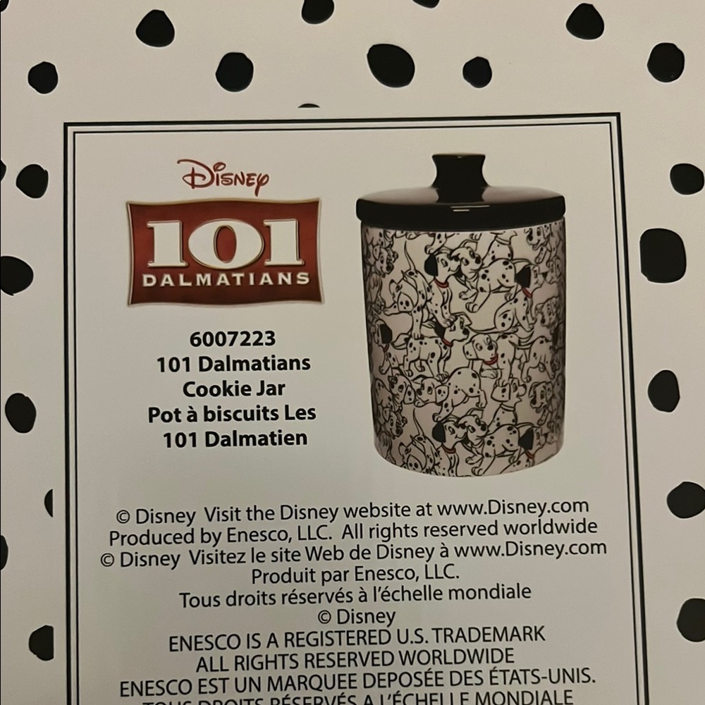 Disney 101 Dalmatians Cookie Jar